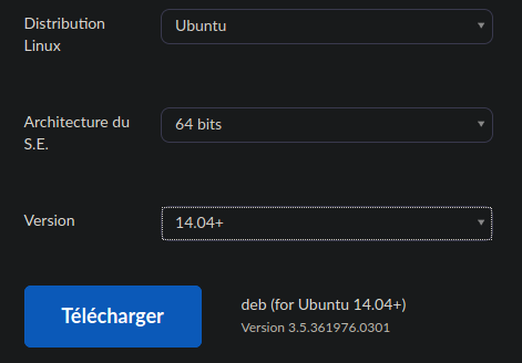 Ubuntu 14 et ultérieures